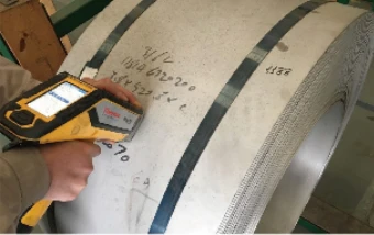 Coil incoming Inspection (PMI) Coil incoming Inspection (PMI)
