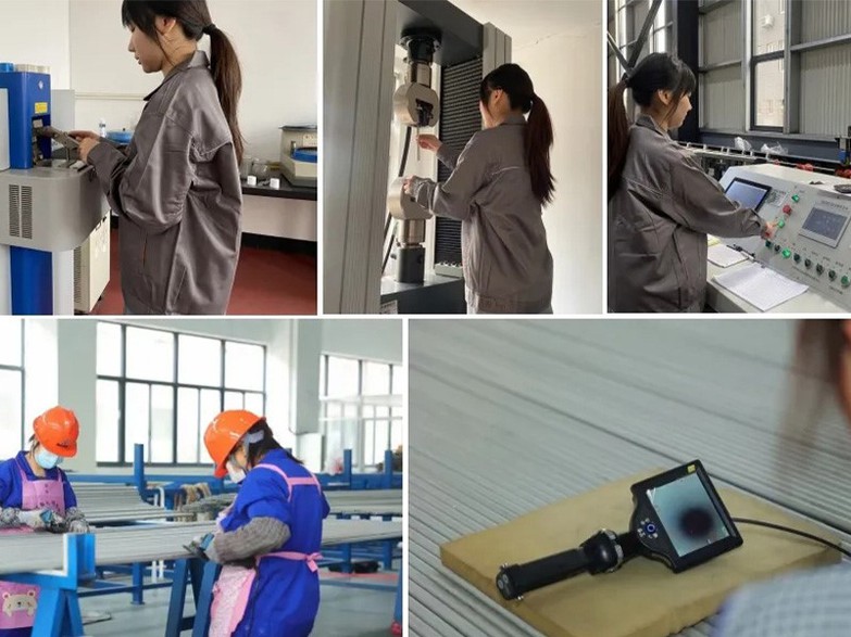 Stainless steel heat exchanger tube inspection Stainless steel heat exchanger tube inspection